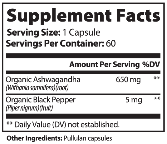 Ashwagandha Supplement – Stress Relief, Cortisol & Adaptogen Support
