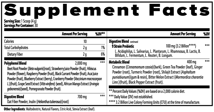 Reds Superfood Powder – Antioxidant-Rich Berry & Fruit Blend