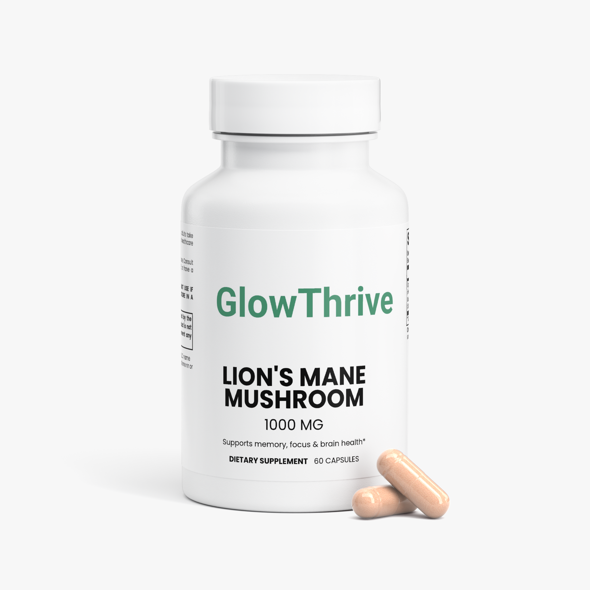 Lion's Mane Mushroom Supplement – Brain & Nerve Health Support