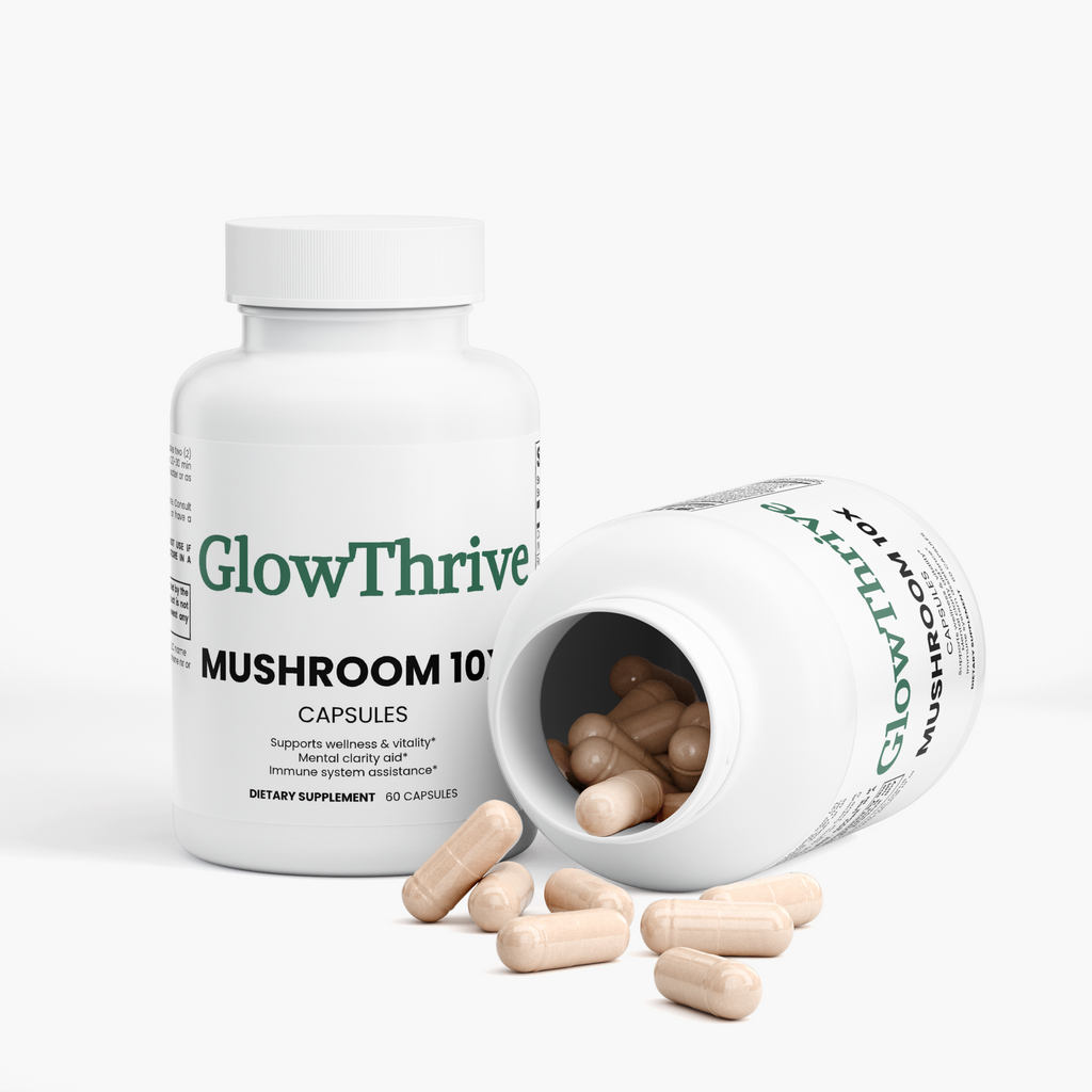 10X Mushroom Complex Supplement – Immune & Cognitive Support Blend