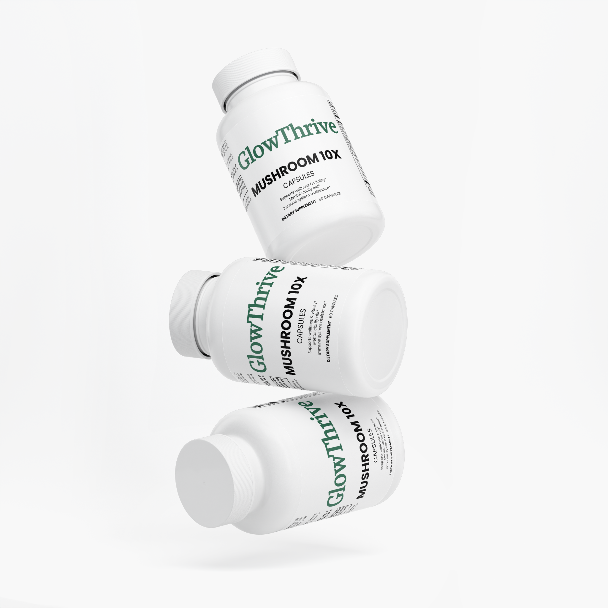 10X Mushroom Complex Supplement – Immune & Cognitive Support Blend