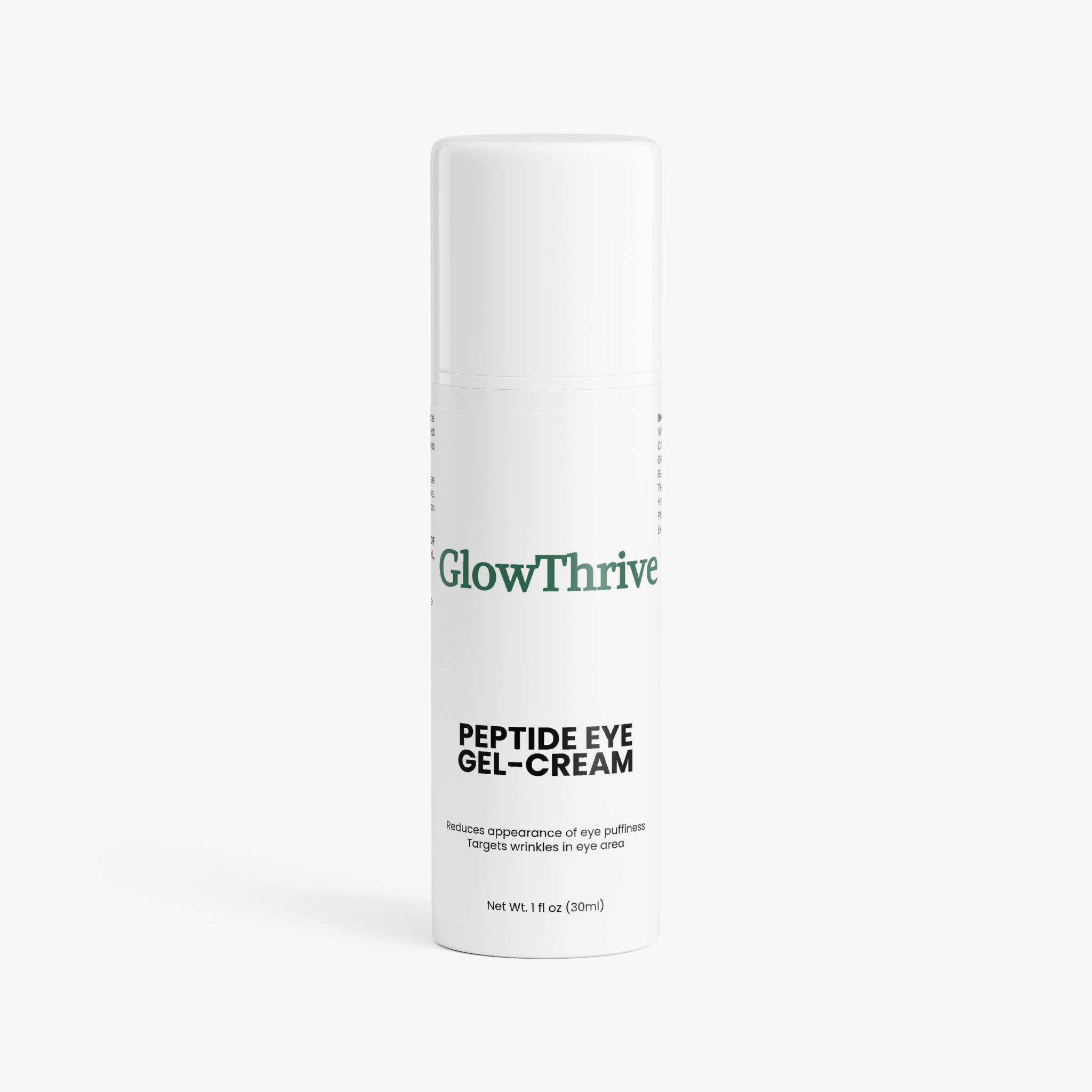 Peptide Eye Gel-Cream – Anti-Aging Under Eye Cream for Dark Circles & Puffiness