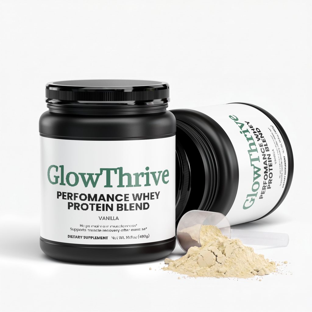 Performance Whey Protein Powder – Vanilla Flavor Muscle Recovery Blend