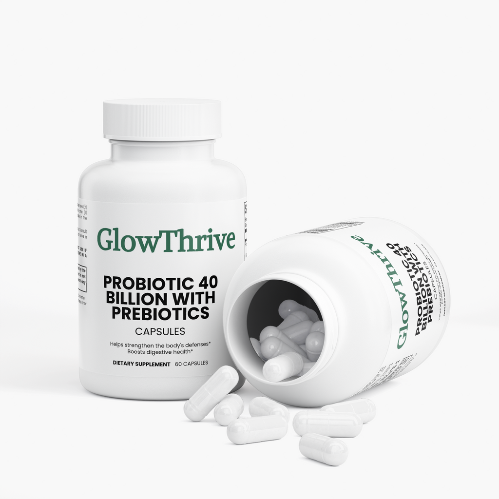 Probiotic 40 Billion CFU with Prebiotics – Daily Gut Health Supplement