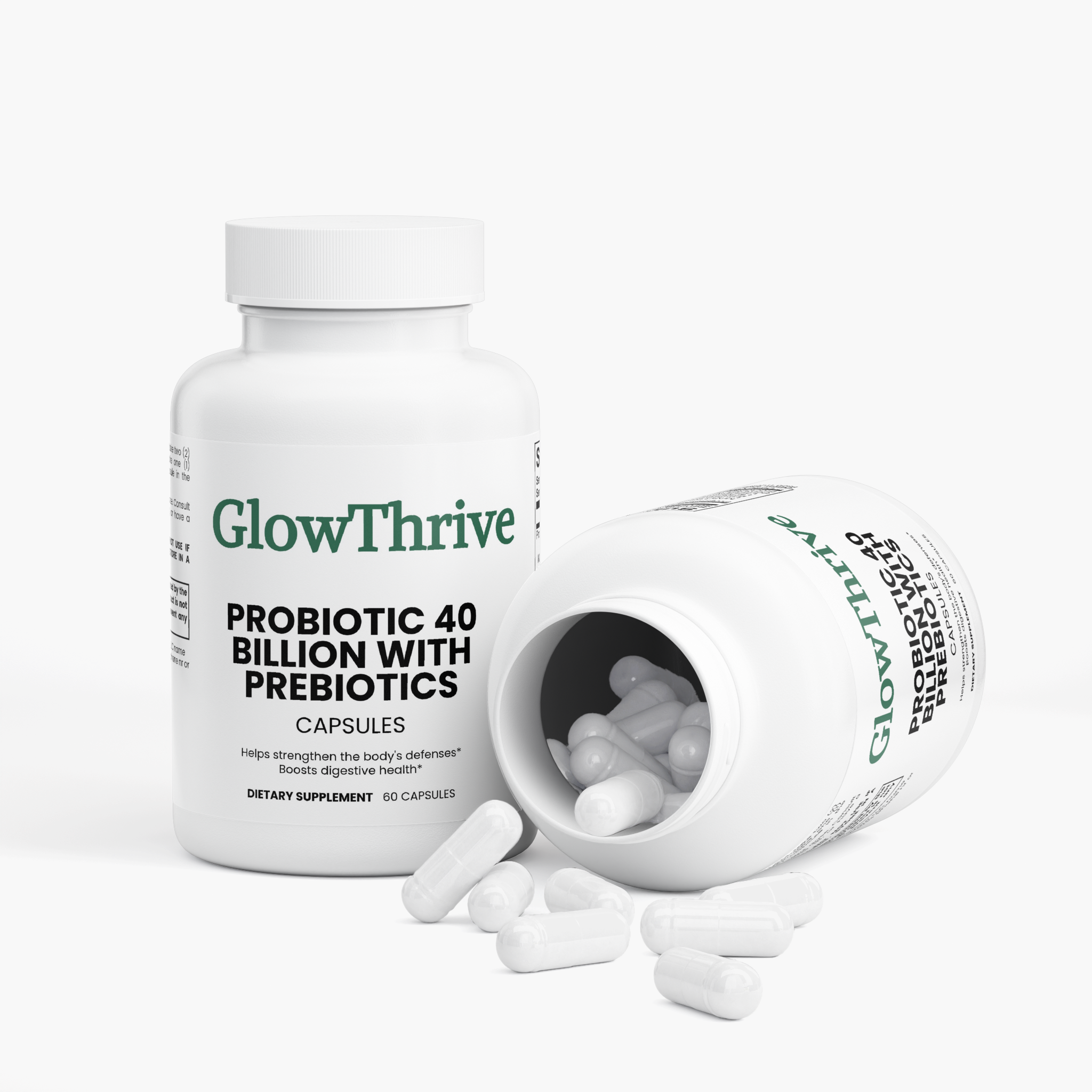 Probiotic 40 Billion CFU with Prebiotics – Daily Gut Health Supplement