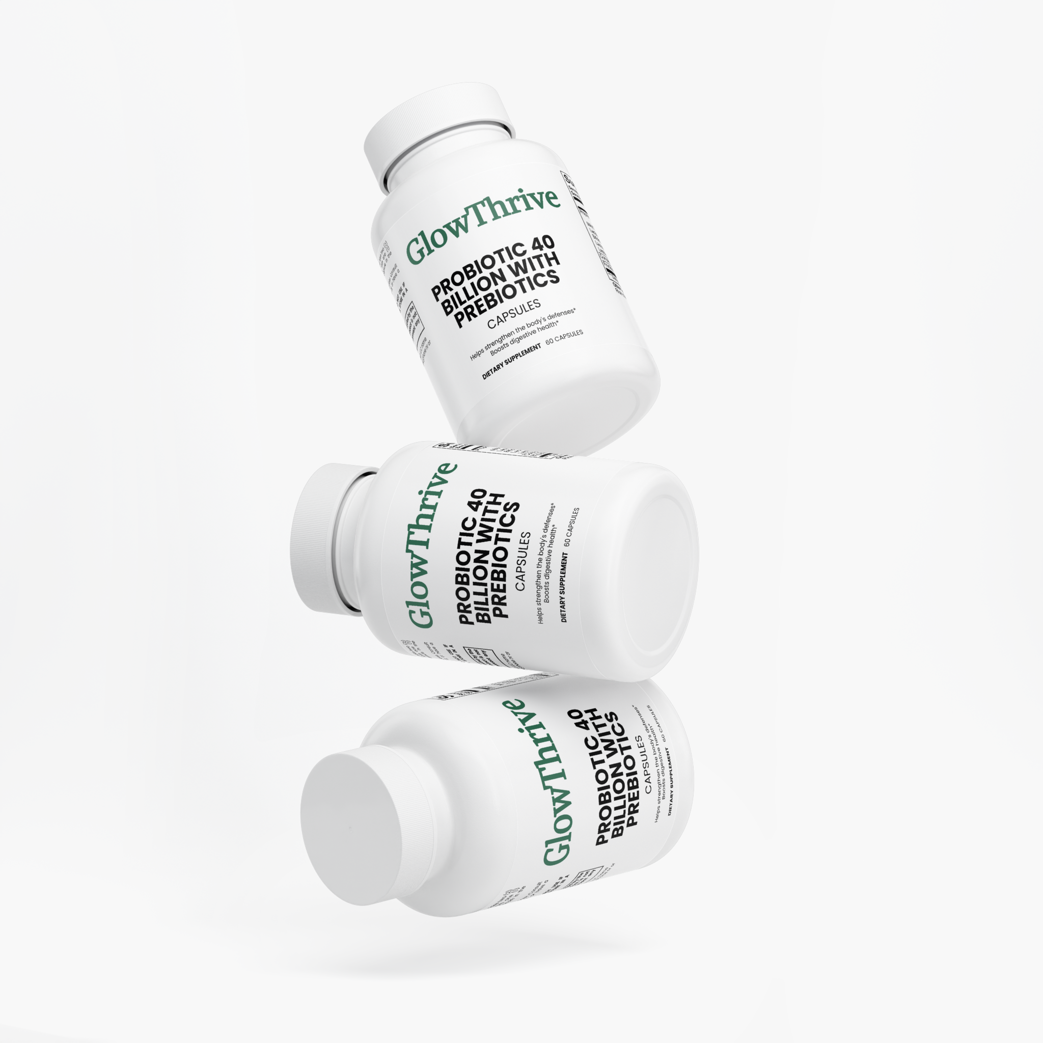 Probiotic 40 Billion CFU with Prebiotics – Daily Gut Health Supplement
