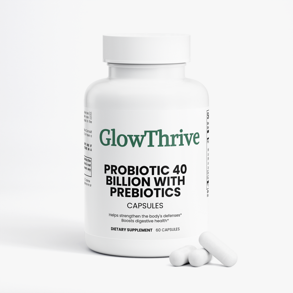 Probiotic 40 Billion CFU with Prebiotics – Daily Gut Health Supplement
