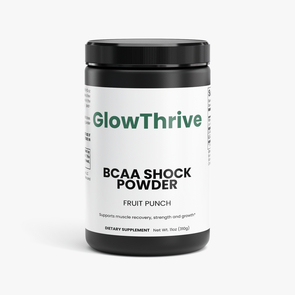 BCAA Shock Powder – Fruit Punch Flavor Intra-Workout Amino Acid Blend