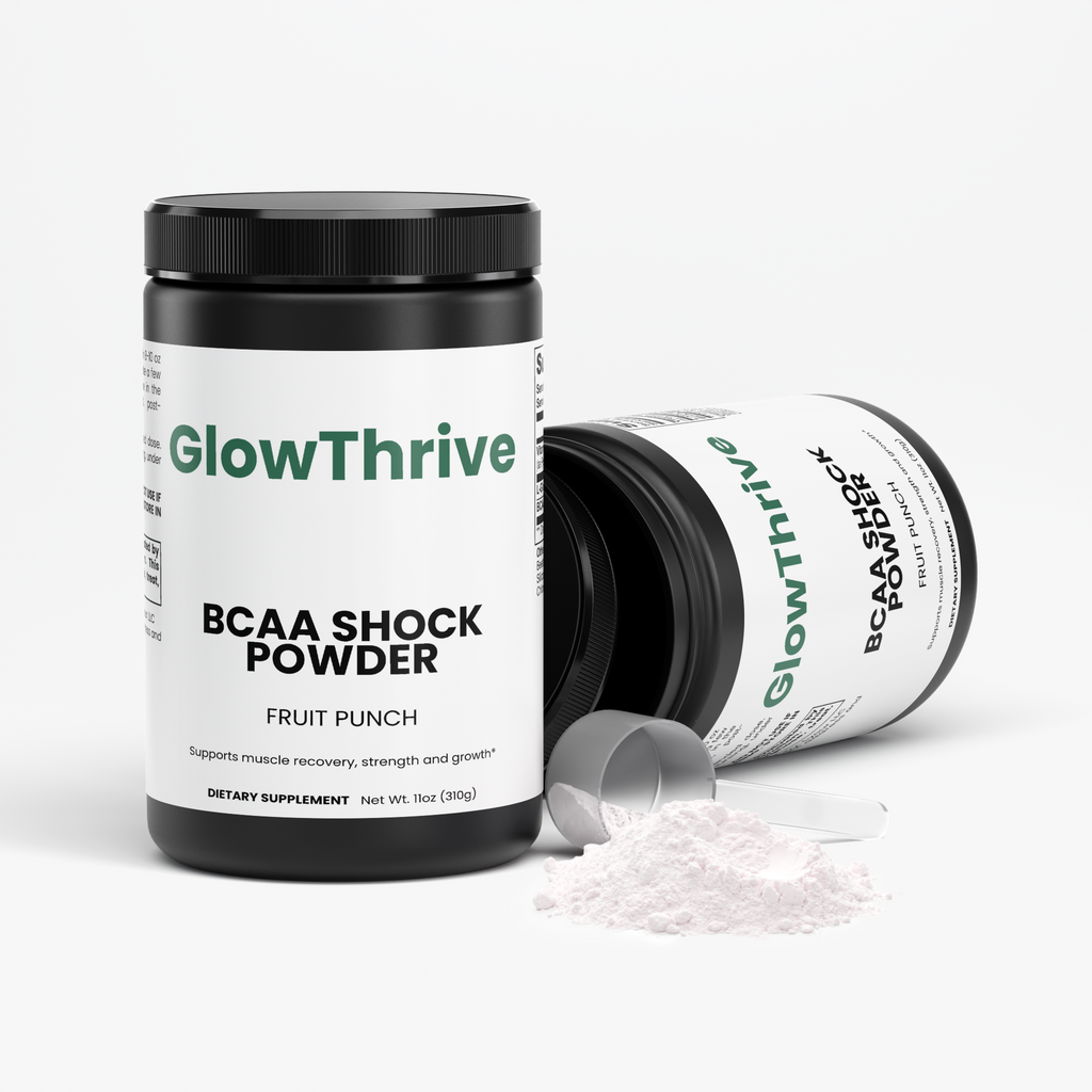 BCAA Shock Powder – Fruit Punch Flavor Intra-Workout Amino Acid Blend