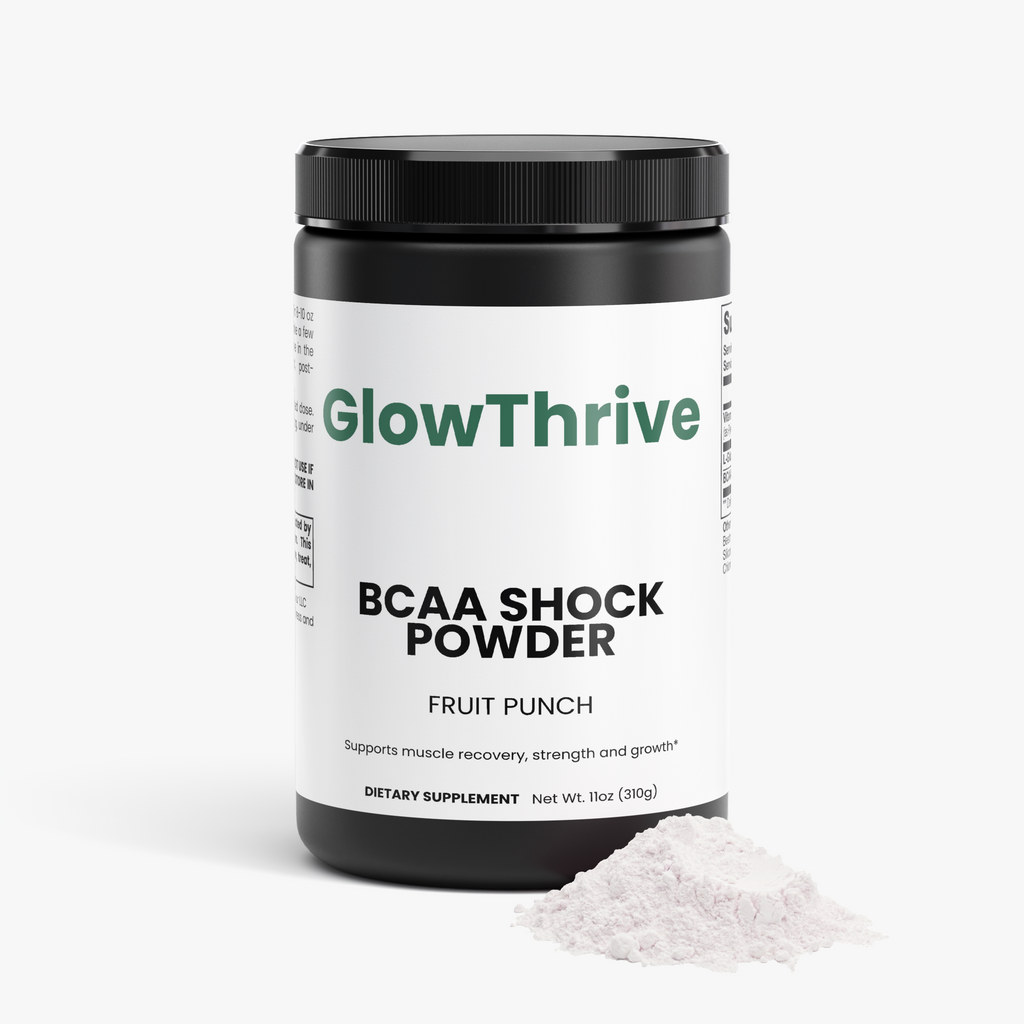 BCAA Shock Powder – Fruit Punch Flavor Intra-Workout Amino Acid Blend