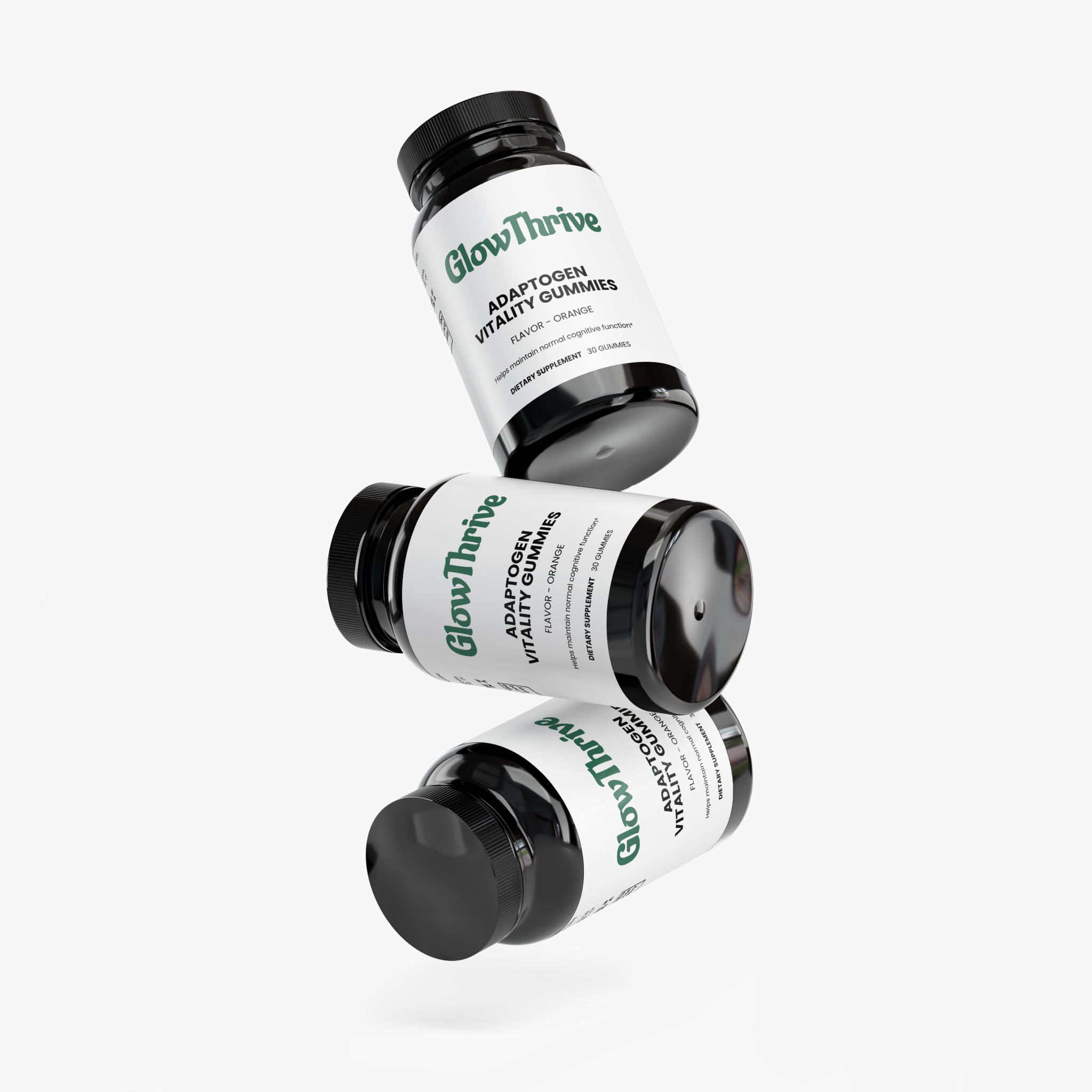 Adaptogen Vitality Gummies – Mushroom & Herb Blend for Energy & Stress Relief