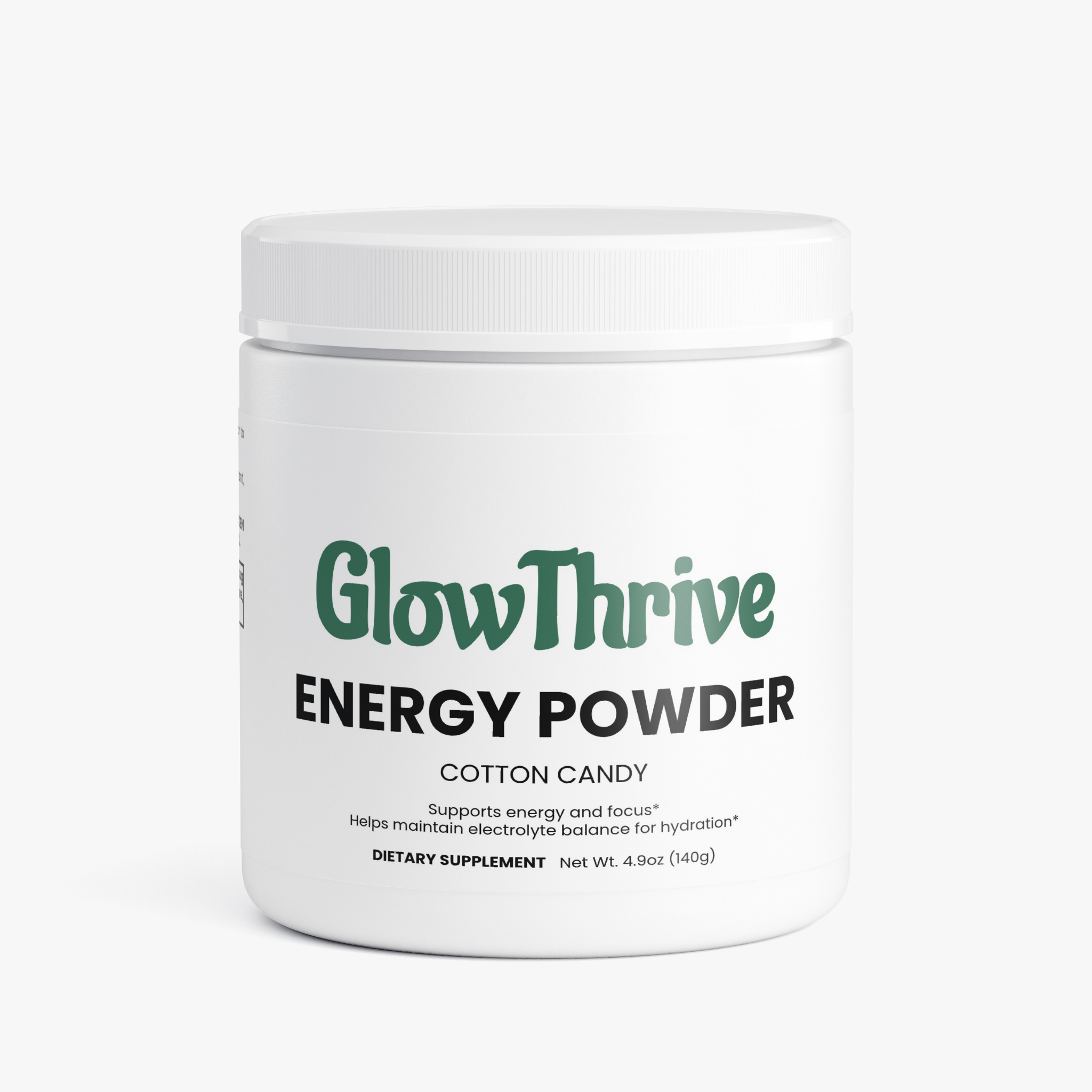 Energy Pre-Workout Powder – Cotton Candy Flavor Natural Energy Boost