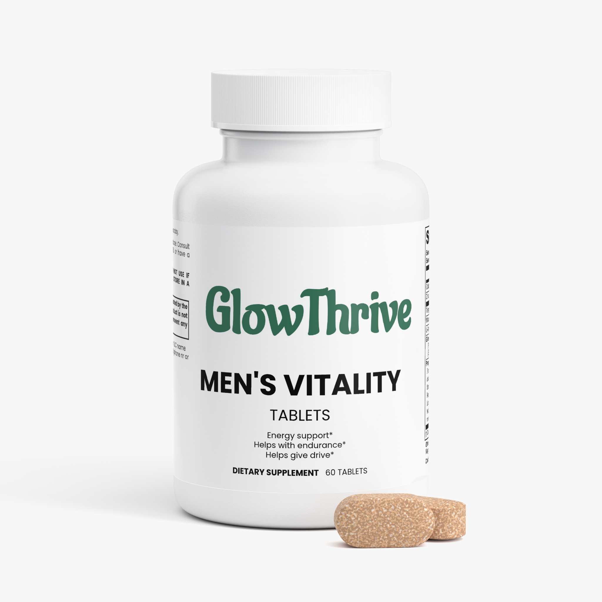 Men's Vitality Supplement – Testosterone, Energy & Performance Support