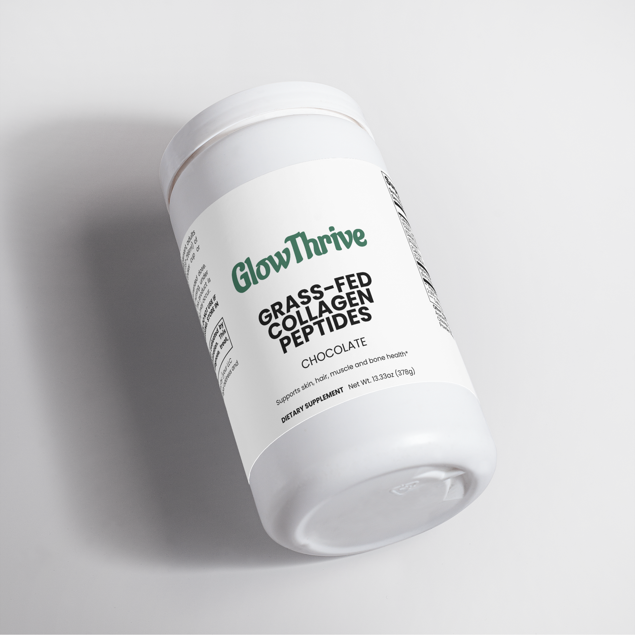 Grass-Fed Collagen Peptides Powder – Chocolate Flavor Skin & Joint Support