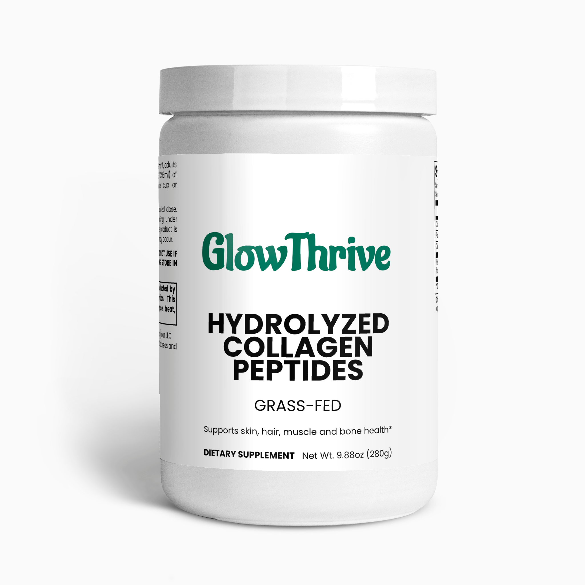 Grass-Fed Hydrolyzed Collagen Peptides – Hair, Skin, Nail & Joint Health