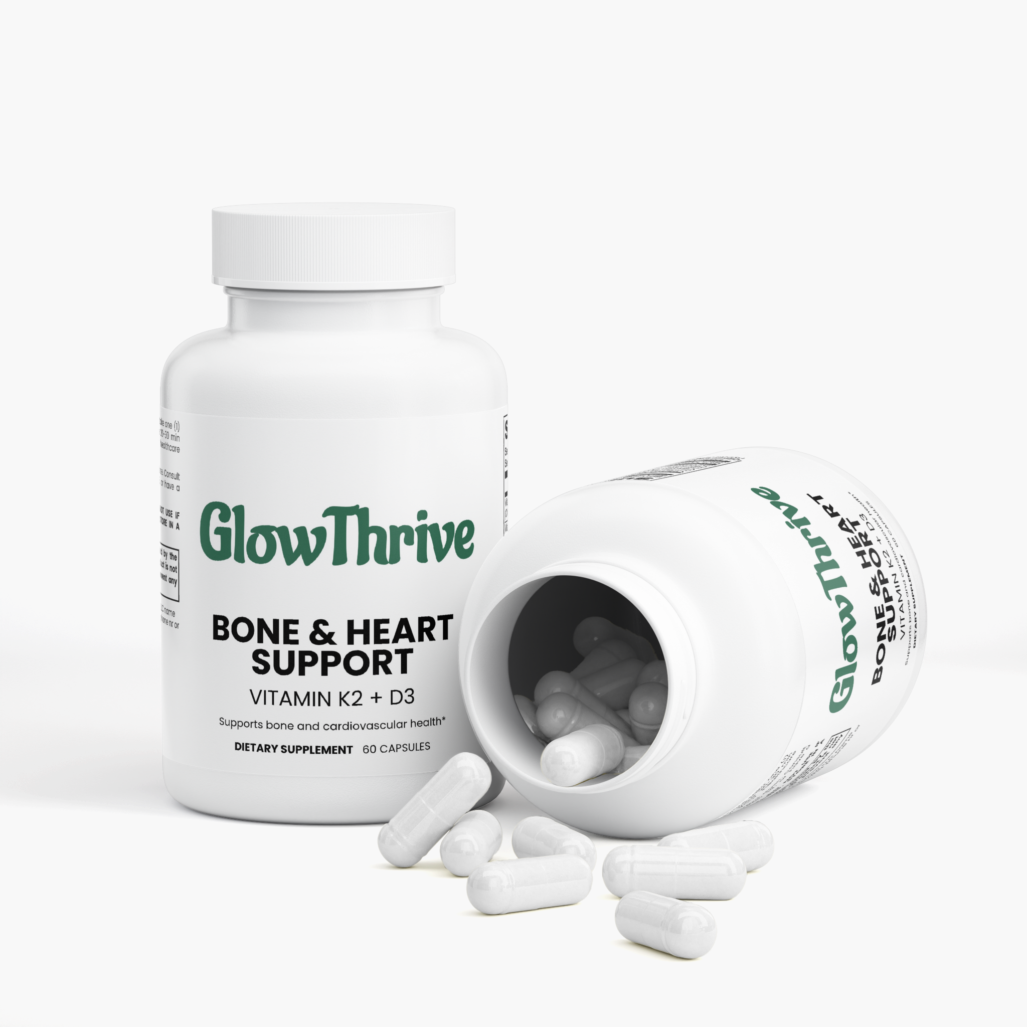 Bone & Heart Support Supplement – Calcium, Vitamin K2 & Magnesium Blend