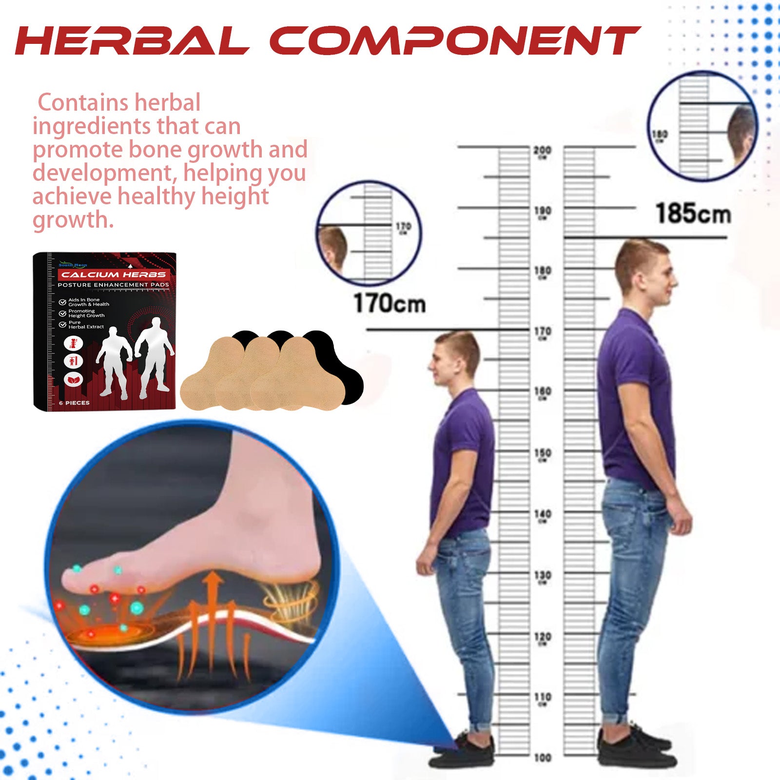 Calcium Posture Support Pads – Bone & Alignment Enhancement