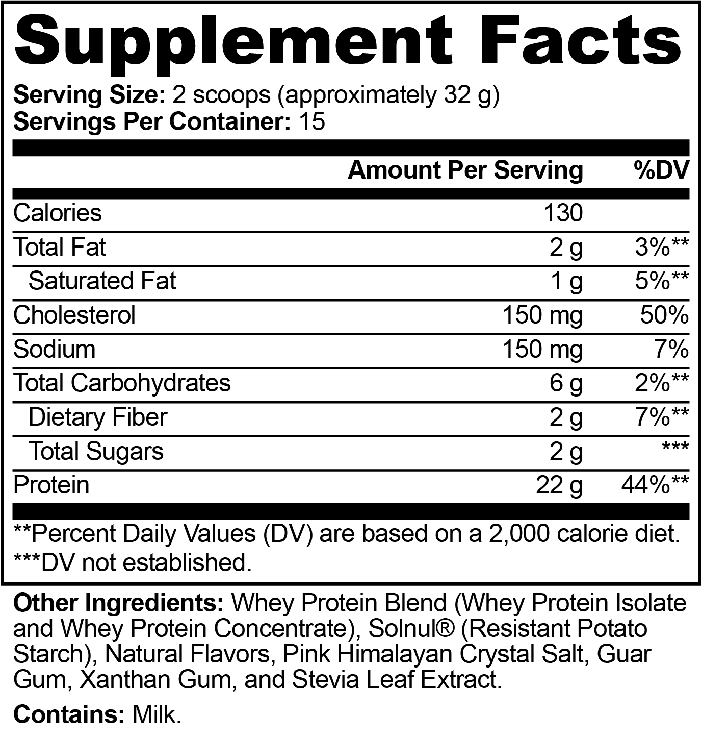 Performance Whey Protein Powder – Vanilla Flavor Muscle Recovery Blend