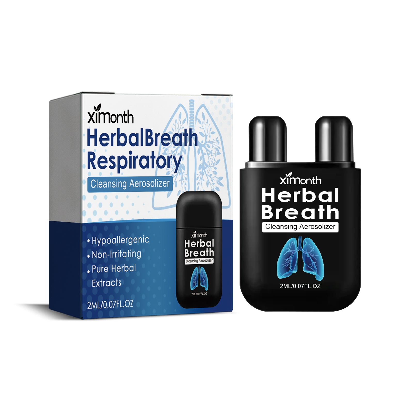 Nasal Relief Spray – Menthol & Turmeric Formula for Sinus Cleansing.
