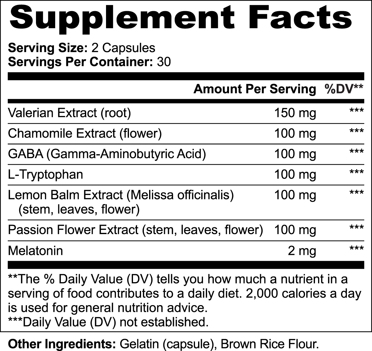 Sleep Formula Supplement – Melatonin & Herbal Blend for Deep Restful Sleep
