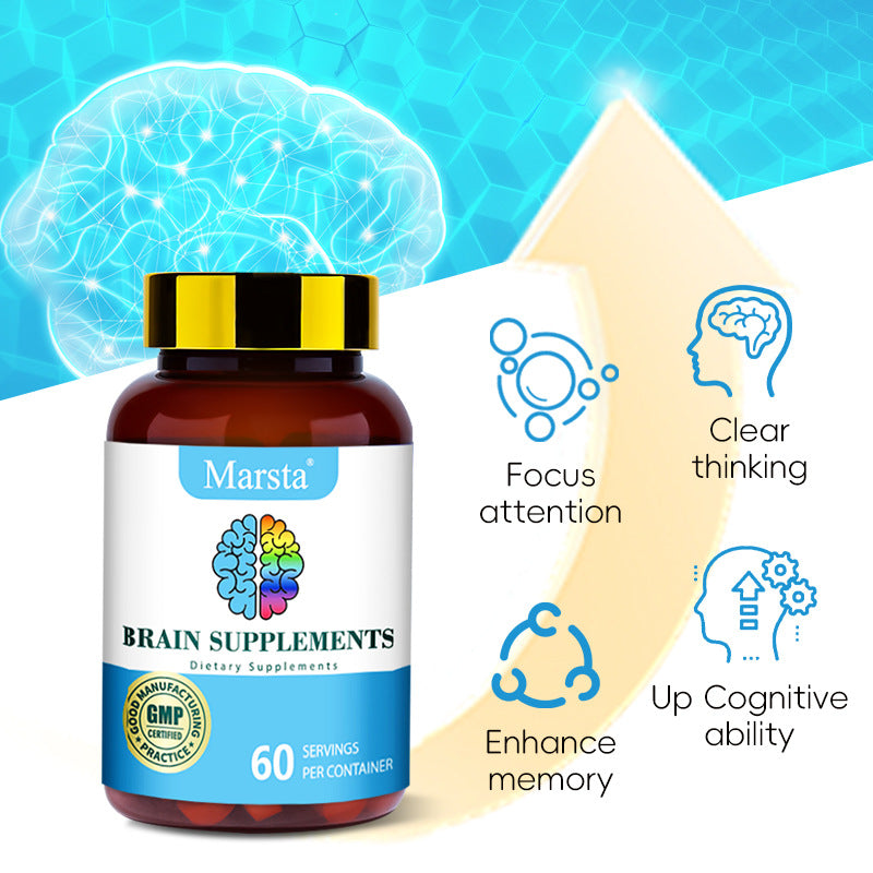 Brain Health Capsules – Cognitive Support & Mental Clarity Supplement