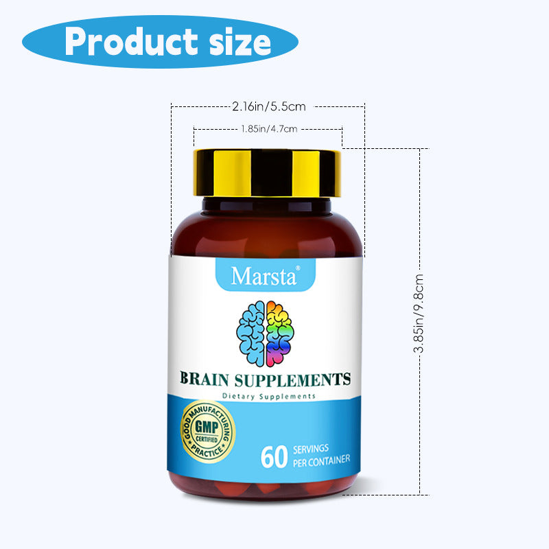 Brain Health Capsules – Cognitive Support & Mental Clarity Supplement