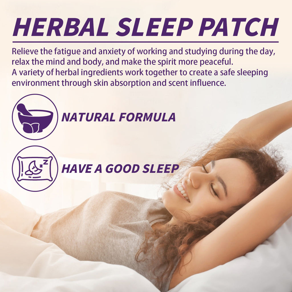 Herbal Sleep Patch – Lavender, Jasmine & Hops Blend for Relaxation