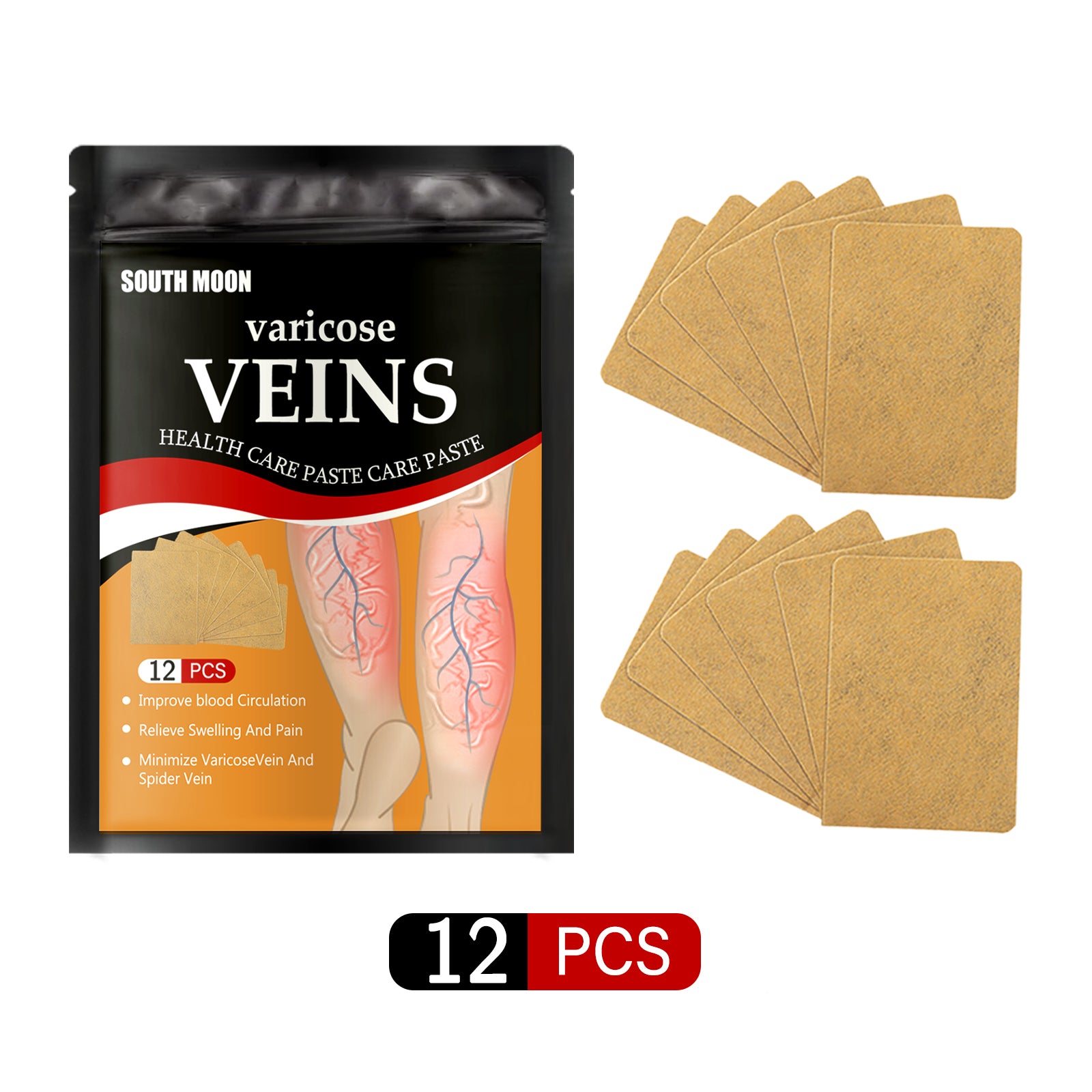 Varicose Vein Relief Patch – Topical Leg Circulation Support