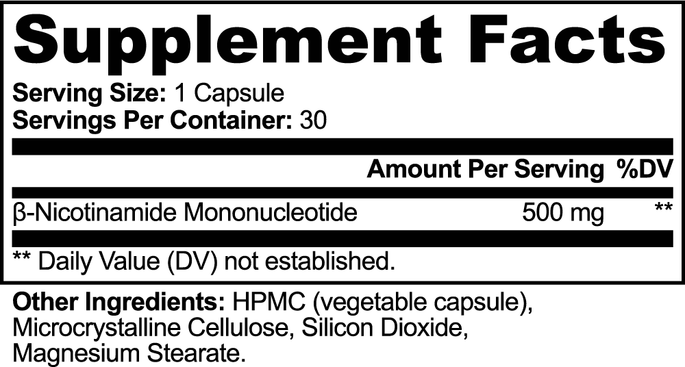 NMN Supplement – Nicotinamide Mononucleotide for Cellular Energy & Longevity
