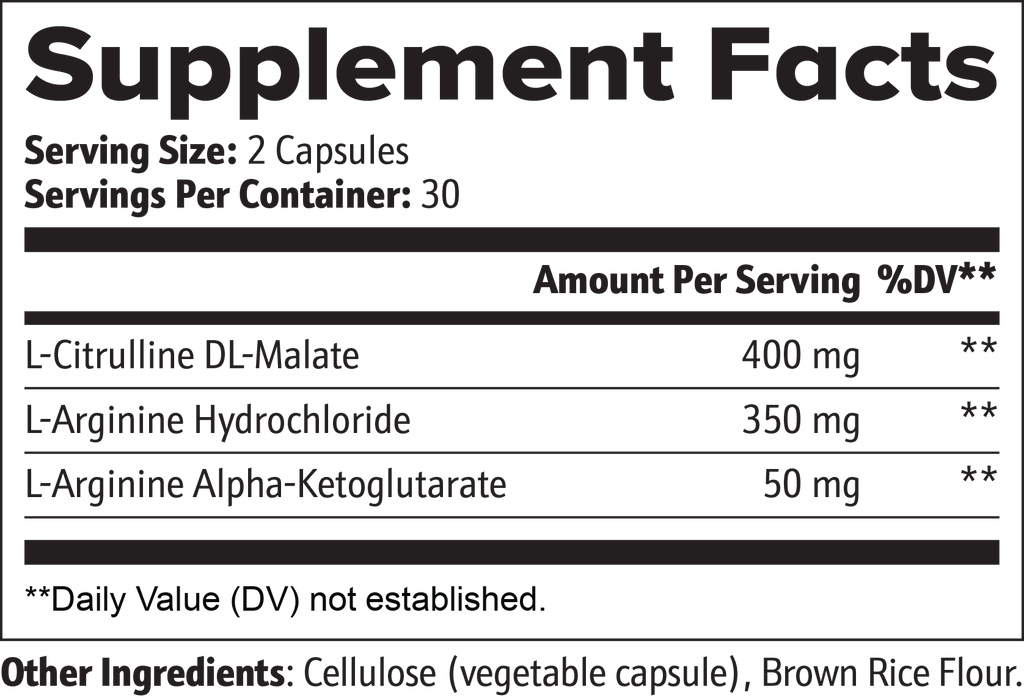 Nitric Oxide Supplement – Post-Workout Blood Flow & Muscle Recovery Support